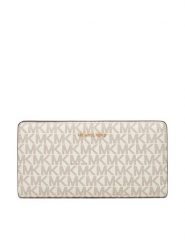 MICHAEL Michael Kors Portfel Bryant 32S5GYTP3B Beżowy. Brązowe portfele damskie MICHAEL Michael Kors, ze skóry. Za 599.99 zł.