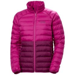 Damska kurtka ocieplana Helly Hansen Banff. Czerwone kurtki sportowe damskie Helly Hansen, na zimę, l, bez wzorów, z materiału, bez ramiączek, bez kaptura, narciarskie. Za 648.60 zł.