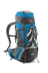 Plecak turystyczny Trekking 70L. Czarne plecaki męskie NATUREHIKE, bez wzorów, z materiału, klasyczne. Za 539.99 zł.