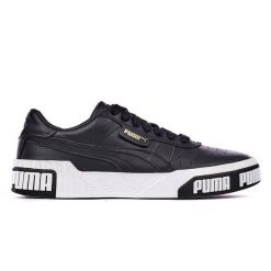 Buty tenisówki damskie Puma Cali Bold WMNS. Czarne trampki i tenisówki damskie Puma, bez wzorów, ze skóry, bez zapięcia. Za 283.65 zł.