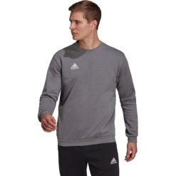 Adidas Bluza męska adidas Entrada 22 Sweat Top szara H57479 M. Szare bluzy męskie Adidas, m, bez wzorów, bez ramiączek, bez kaptura. Za 115.41 zł.