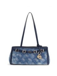 Guess Torebka 181088 Niebieski. Niebieskie listonoszki damskie Guess, z aplikacjami, bez dodatków. Za 609.99 zł.