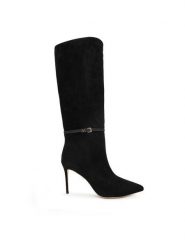 Marciano Guess Kozaki 5BGZ46 7419A Czarny. Czarne kozaki damskie Marciano Guess, z aplikacjami, ze skóry, bez obcasa, na szpilce, bez zapięcia. Za 2,259.00 zł.