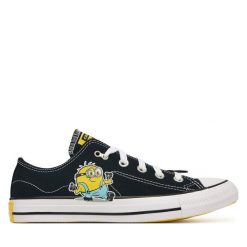 Trampki Converse. Czarne trampki i tenisówki damskie Converse, bez wzorów, bez zapięcia. Za 379.99 zł.