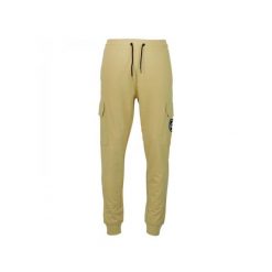 Spodnie dresowe bawełniane Peak Mountain French Terry. Brązowe spodnie sportowe męskie Peak Mountain, bez wzorów, z bawełny, do biegania. W wyprzedaży za 178.00 zł.