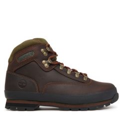Trekkingi Timberland. Brązowe buty zimowe męskie Timberland, bez wzorów, bez obcasa, bez zapięcia. Za 749.99 zł.