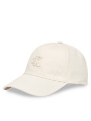 Calvin Klein Czapka z daszkiem Monogram Shine Embroidery Cap LV04F5044G Biały. Białe czapki damskie Calvin Klein, bez wzorów, z bawełny. Za 169.99 zł.