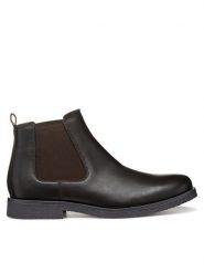 Geox Sztyblety Uomo Claudio U2658A 00043 C6009 Brązowy. Brązowe botki męskie Geox, bez wzorów, ze skóry, bez obcasa, bez zapięcia. Za 349.99 zł.
