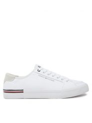 Tommy Hilfiger Tenisówki Core Corporate Vulc Canvas FM0FM05398 Biały. Białe trampki męskie Tommy Hilfiger, bez wzorów, z materiału, bez zapięcia. Za 209.99 zł.