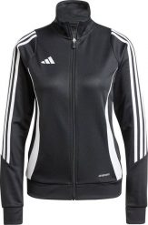 Adidas Bluza damska adidas Tiro 24 Training czarna IJ9961 XL. Czarne bluzy damskie Adidas, xl, bez wzorów, bez ramiączek, bez kaptura. Za 168.76 zł.