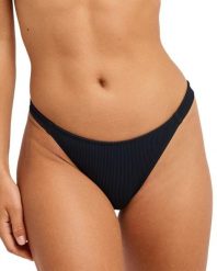 Dół bikini dla Kobiety ROXY LOVE Czarny. Szare stroje kąpielowe damskie Roxy, s, bez wzorów, z elastanu. Za 149.99 zł.