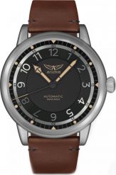 Zegarek Aviator Zegarek męski Aviator V.3.31.0.228.4 brązowy. Brązowe zegarki męskie AVIATOR, bez wzorów. Za 5,150.00 zł.