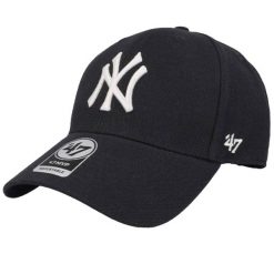 Czapka z daszkiem dla dorosłych MLB New York Yankees MVP Cap. Niebieskie czapki damskie 47 Brand, bez wzorów, sportowe. Za 99.99 zł.