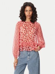 French Connection Bluzka Poppy 729G9 Czerwony Regular Fit. Czerwone bluzki damskie French Connection, xs, bez wzorów, z syntetyku, bez kołnierzyka, bez ramiączek. Za 294.99 zł.
