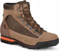 Buty trekkingowe męskie Aku U'S SLOPE GTX, light brown/ orange, 42. Brązowe trekkingi męskie Aku, bez zapięcia. Za 646.84 zł.