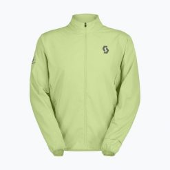 Kurtka do biegania męska SCOTT Endurance Tech Windbreaker. Zielone kurtki męskie Scott, l, bez wzorów, z materiału, bez kaptura, do biegania. Za 299.99 zł.