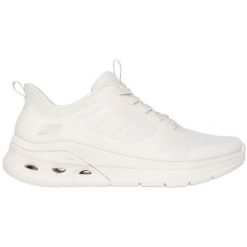 Buty sportowe damskie Skechers Bobs Arc Waves 2.0. Białe obuwie sportowe damskie Skechers, bez wzorów, bez zapięcia, na fitness i siłownię. Za 390.00 zł.