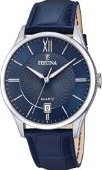 Zegarek Festina Zegarek męski Festina F20426-2 niebieski. Niebieskie zegarki męskie Festina, bez wzorów. Za 339.00 zł.