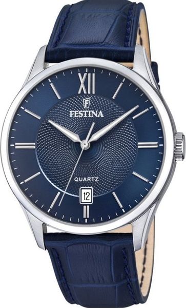 Zegarek Festina Zegarek męski Festina F20426-2 niebieski. Niebieskie zegarki męskie Festina, bez wzorów. Za 339.00 zł.