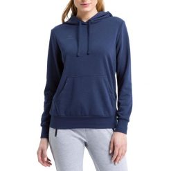 Damska bluza z kapturem Erima Basic. Niebieskie bluzy damskie Erima, xs, bez wzorów, z bawełny, sportowe, bez ramiączek, z kapturem. W wyprzedaży za 142.00 zł.