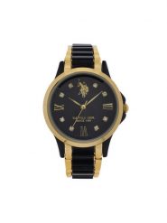 U.S. Polo Assn. Zegarek Selena USP8383BK Czarny. Czarne, analogowe zegarki damskie U.S. Polo Assn. Za 489.99 zł.