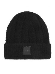 Calvin Klein Czapka Modern Patch Chunky K60K612596 Czarny. Czarne czapki damskie Calvin Klein, na zimę, bez wzorów, z materiału. Za 209.99 zł.
