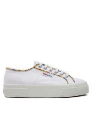 Superga Tenisówki Multicolor Beads 2740 S4131FW Biały. Białe trampki i tenisówki damskie Superga, bez wzorów, z materiału, bez zapięcia. Za 469.99 zł.