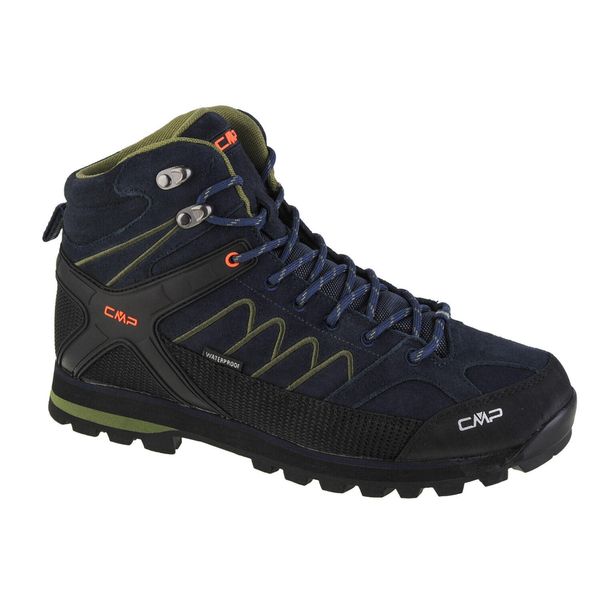 Buty trekkingowe męskie, CMP Moon Mid. Czarne trekkingi męskie CMP, z materiału, bez zapięcia. Za 465.64 zł.