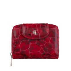 Czerwony portfel damski Canaletto – elegancja, funkcjonalność i ochrona RFID PD1266s90. Czerwone portfele damskie ze skóry. Za 180.00 zł.