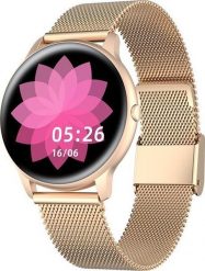 Smartwatch Gino Rossi SW015-4 Różowe złoto (SW015-4). Czerwone zegarki smartwatch Gino Rossi, bez wzorów. Za 228.69 zł.