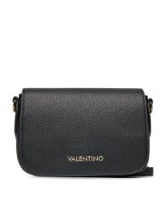 Valentino Torebka Brixton VBS7LX08 Czarny. Czarne listonoszki damskie Valentino, bez wzorów, ze skóry, bez dodatków. Za 259.99 zł.