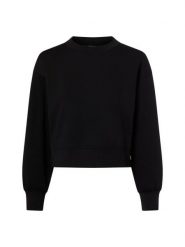 Armani Exchange Bluza Kobiety czarny, L. Czarne bluzy damskie Armani Exchange, l, bez wzorów, bez ramiączek, bez kaptura. Za 379.95 zł.