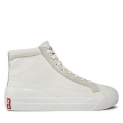 Tenisówki Levi's®. Białe trampki męskie bez wzorów, bez zapięcia. Za 419.99 zł.
