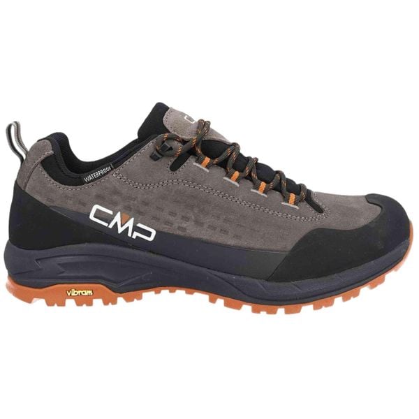 Buty trekkingowe męskie CMP Vertyx Low. Brązowe trekkingi męskie CMP, z materiału, bez zapięcia. Za 429.99 zł.