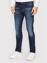 Guess Jeansy Miami M2YAN1 D4Q41 Granatowy Skinny Fit. Niebieskie jeansy męskie Guess, z jeansu. Za 389.99 zł.