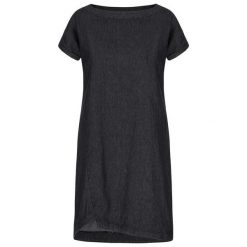 Sukienka damska Loap Diviniss Czarna. Czarne sukienki damskie LOOP, l, bez wzorów, z bawełny, sportowe, z asymetrycznym kołnierzem, bez ramiączek, asymetryczne. Za 229.99 zł.