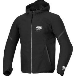 Kurtka motocyklowa Alpinestars Aeroshell. Czarne kurtki sportowe męskie Alpinestars, l, bez wzorów, z softshellu, bez kaptura. Za 1,329.50 zł.