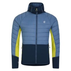 Męska Kurtka Hybrydowa Descending. Niebieskie kurtki męskie Dare 2B, m, bez wzorów, z puchu, sportowe, bez kaptura. Za 127.99 zł.