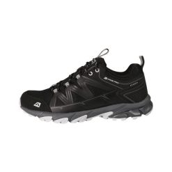 Niskie buty turystycznie unisex Alpine Pro Uhese. Czarne obuwie trekkingowe damskie Alpine Pro, z gumy, przed kostkę, bez zapięcia. Za 399.00 zł.