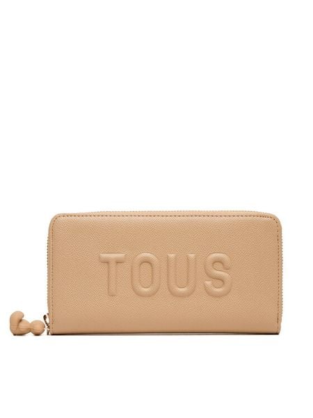 TOUS Portfel Brenda 2002105445 Beżowy. Brązowe portfele damskie tous, ze skóry. Za 599.99 zł.