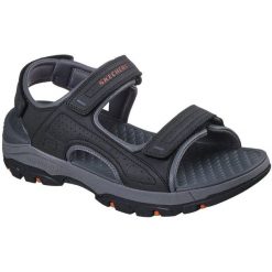 Sandały Skechers Tresmen - Garo, Mężczyźni. Czarne sandały męskie Skechers, bez wzorów, bez zapięcia. Za 490.00 zł.