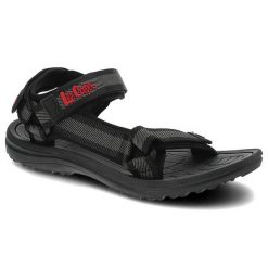 Czarne Sandały Lee Cooper Wygodne Buty Na Lato. Szare sandały męskie Lee Cooper, na lato, bez wzorów, bez zapięcia. Za 85.00 zł.