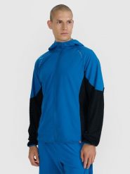 4F Bluza do biegania w terenie Primaloft Active męska - granatowa XL. Niebieskie bluzy sportowe męskie 4F, l, bez wzorów, z materiału, z kapturem, do biegania, primaloft. W wyprzedaży za 249.99 zł.