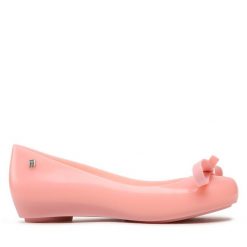 Baleriny Melissa. Czerwone balerinki damskie Melissa, bez wzorów, bez obcasa, bez zapięcia. Za 169.99 zł.
