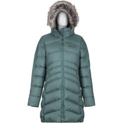 Marmot Płaszcz damski Wm's Montreal Coat Mallard Green S. Zielone płaszcze damskie Marmot, s, bez wzorów, z puchu, eleganckie, bez kołnierzyka, bez kaptura. W wyprzedaży za 695.00 zł.