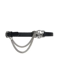 Pasek Damski Guess. Czarne paski damskie Guess, z aplikacjami. Za 179.99 zł.