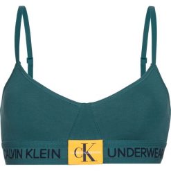 Calvin Klein Biustonosz Zielony. Zielone biustonosze Calvin Klein, bez wzorów, z bawełny. Za 154.95 zł.