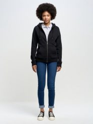 Bluza damska z kapturem czarna Laurisana 906. Czarne bluzy damskie BIG STAR, l, bez wzorów, z dresówki, sportowe, bez ramiączek, z kapturem. W wyprzedaży za 179.99 zł.
