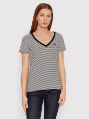Levi's® T-Shirt Perfect V-Neck Tee 85341-0004 Kolorowy Regular Fit. T-shirty damskie m, bez wzorów, z bawełny, bez kołnierzyka, bez ramiączek. Za 79.99 zł.