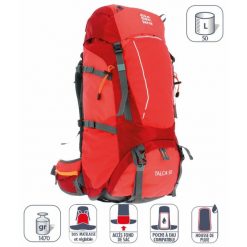 Plecak Elementerre Talca, Czerwony. Czerwone plecaki damskie Elementerre, bez wzorów, sportowe. Za 398.50 zł.